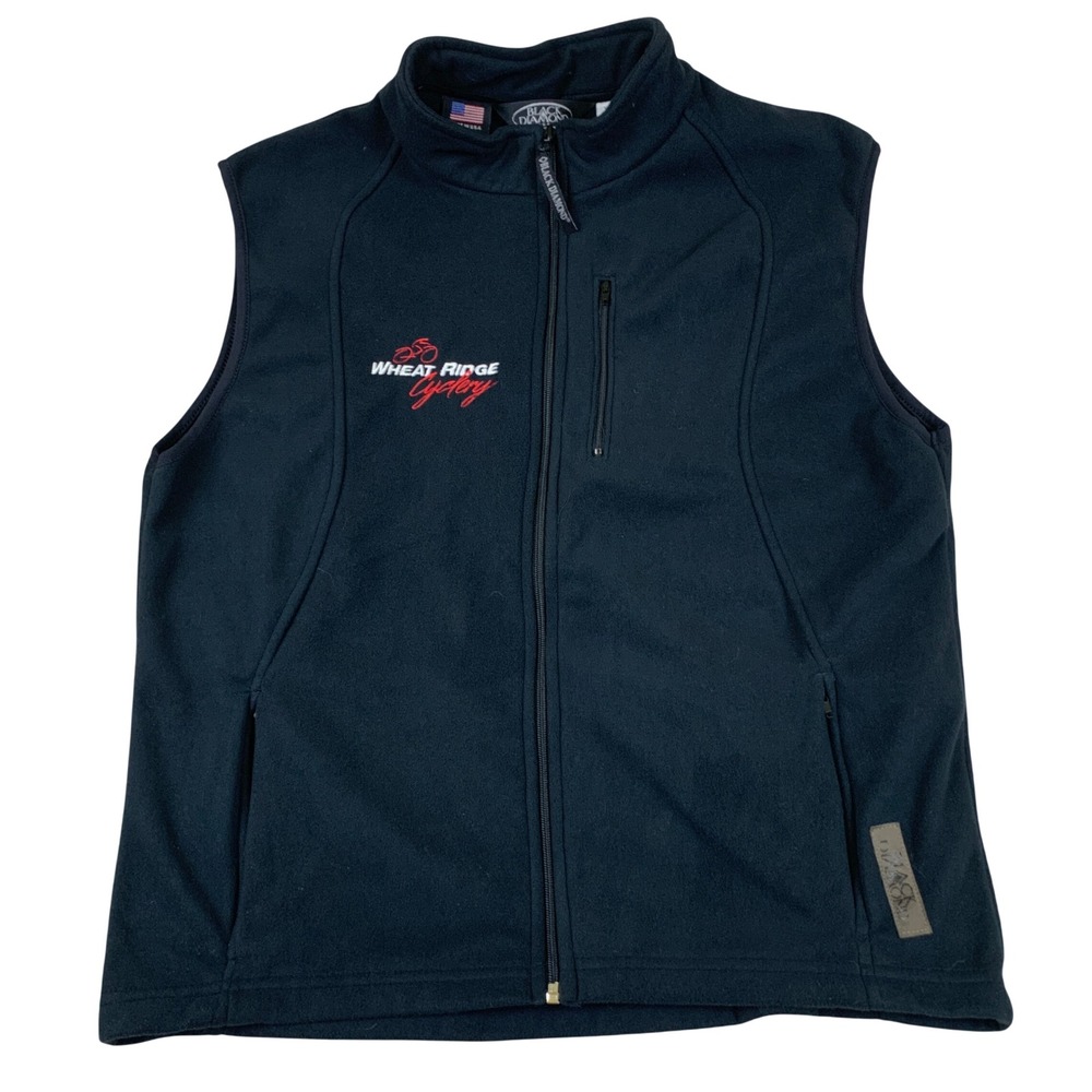 Black Diamond USA Fleece Vest Black Full Zip See photos for Measurements